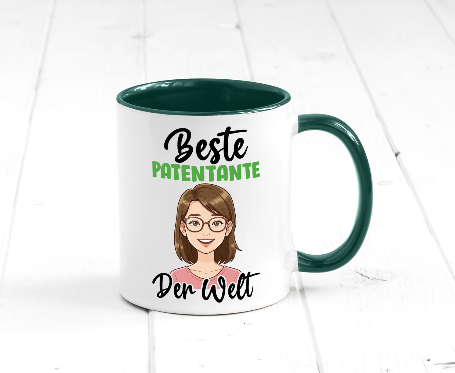 Beste Patentante | Tante lustiger Spruch Geschenk Humor Geschenkidee Tasse