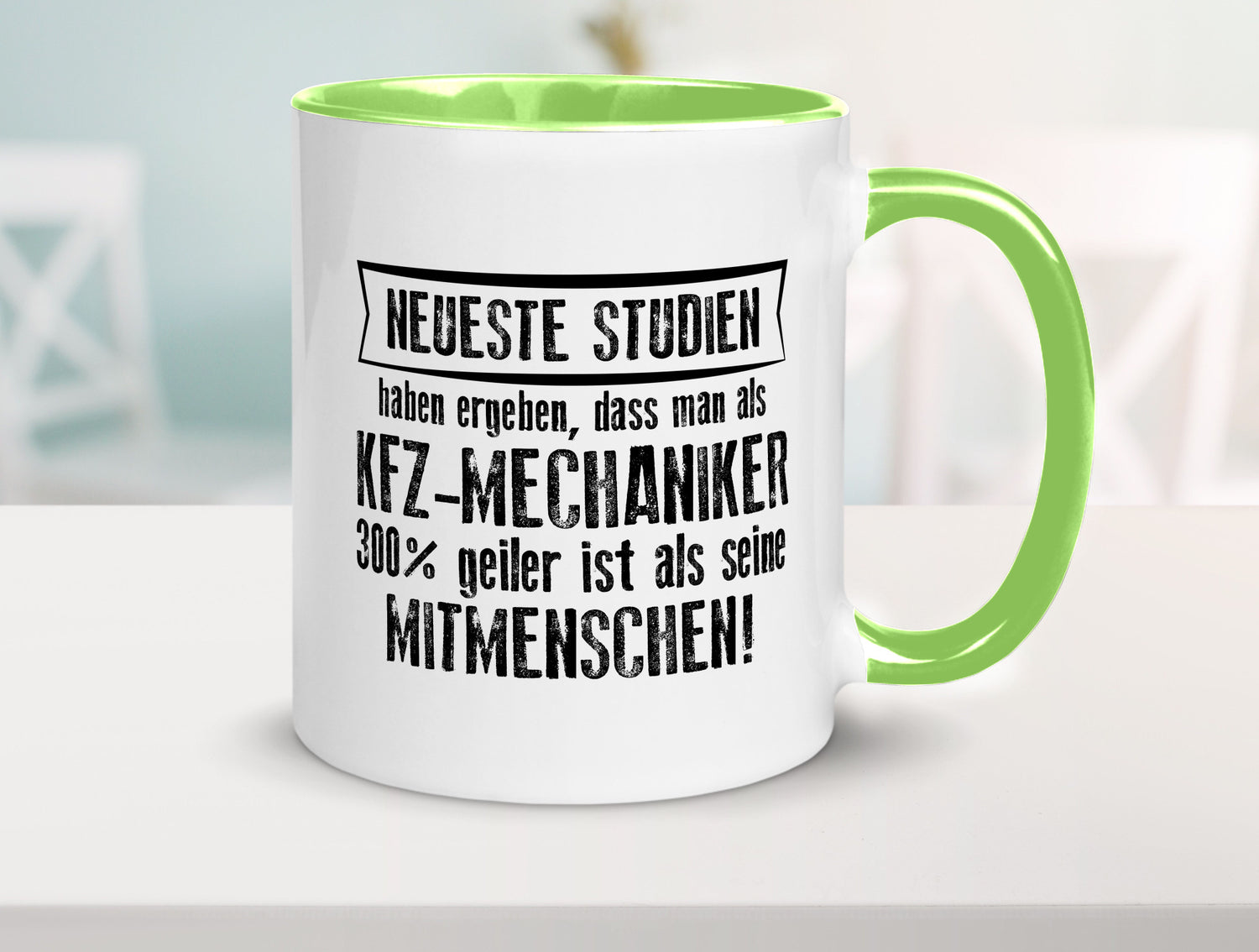 Neuste Studien: KFZ-Mechaniker | Werkstatt Mechaniker Geschenkidee Humor Tasse