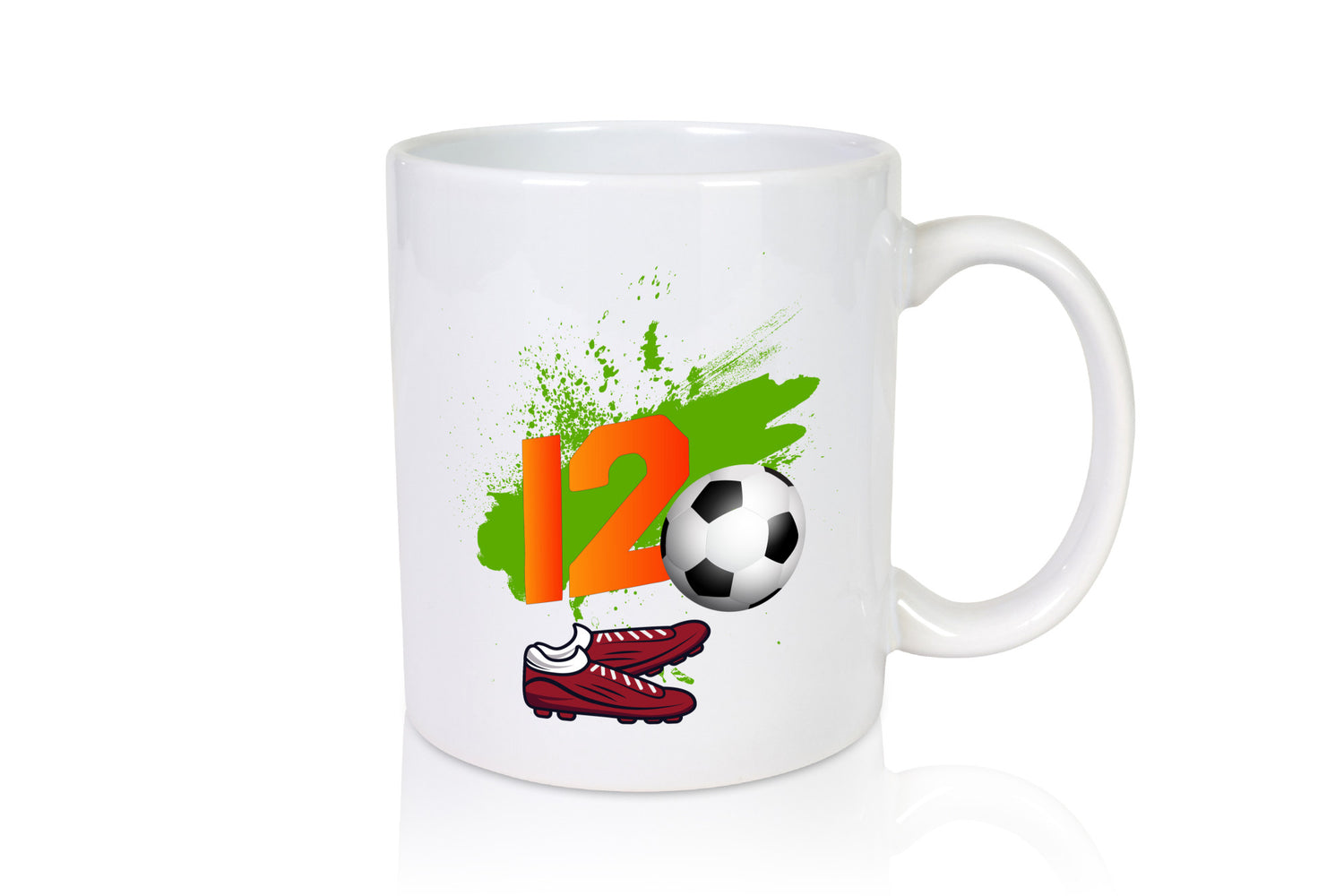 12. Geburtstag | Jungen Fußball Fußballspieler Humor Geschenkidee Tasse