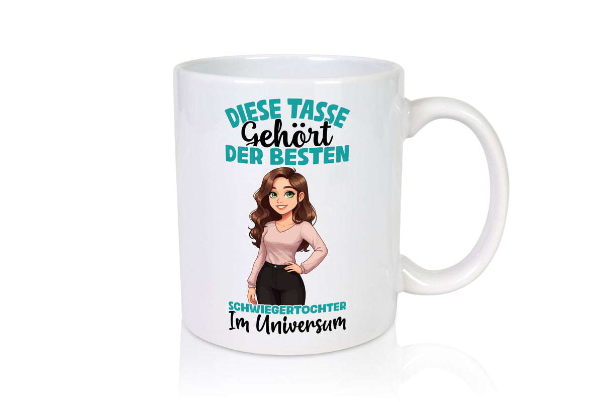 Im Universum: Schwiegertochter |Schwiegermutter Geschenkidee Familie Humor Tasse