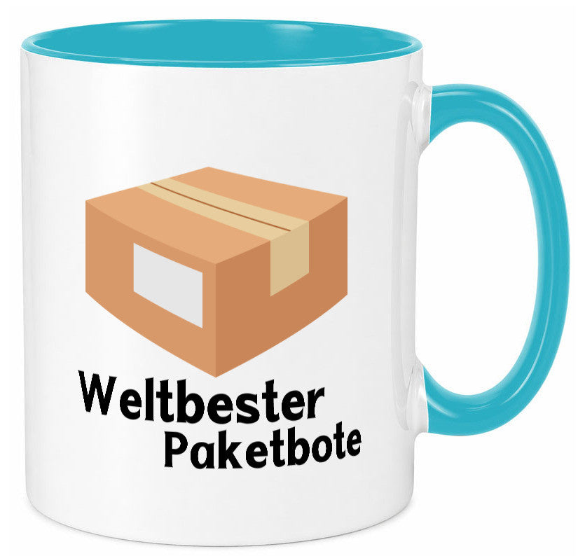 Weltbester Postbote | Paketlieferant lustiger Spruch Geschenk Humor Tasse