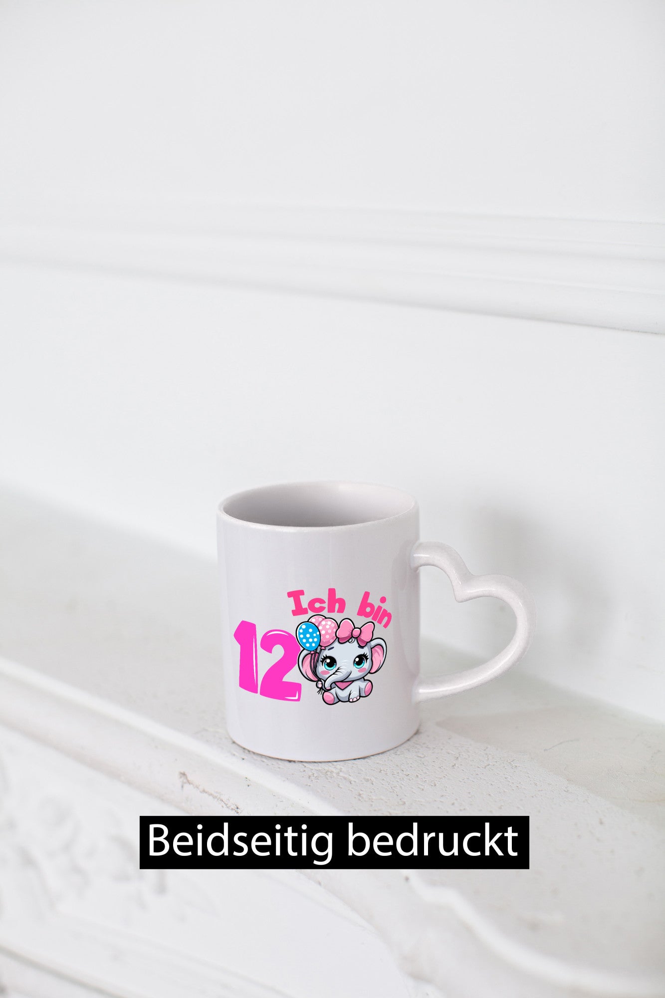 12. Geburtstag | 12 Jahre Elefant Mädchen Humor Geschenkidee Tasse