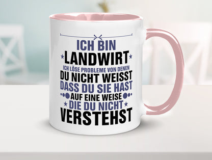 Löse Probleme: Landwirt | Bauer Landwirtschaft v2 Geschenk Humor Geschenkidee