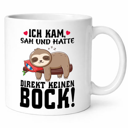 Ich habe kein Bock Geschenk Humor Geschenkidee lustiger Spruch Tasse