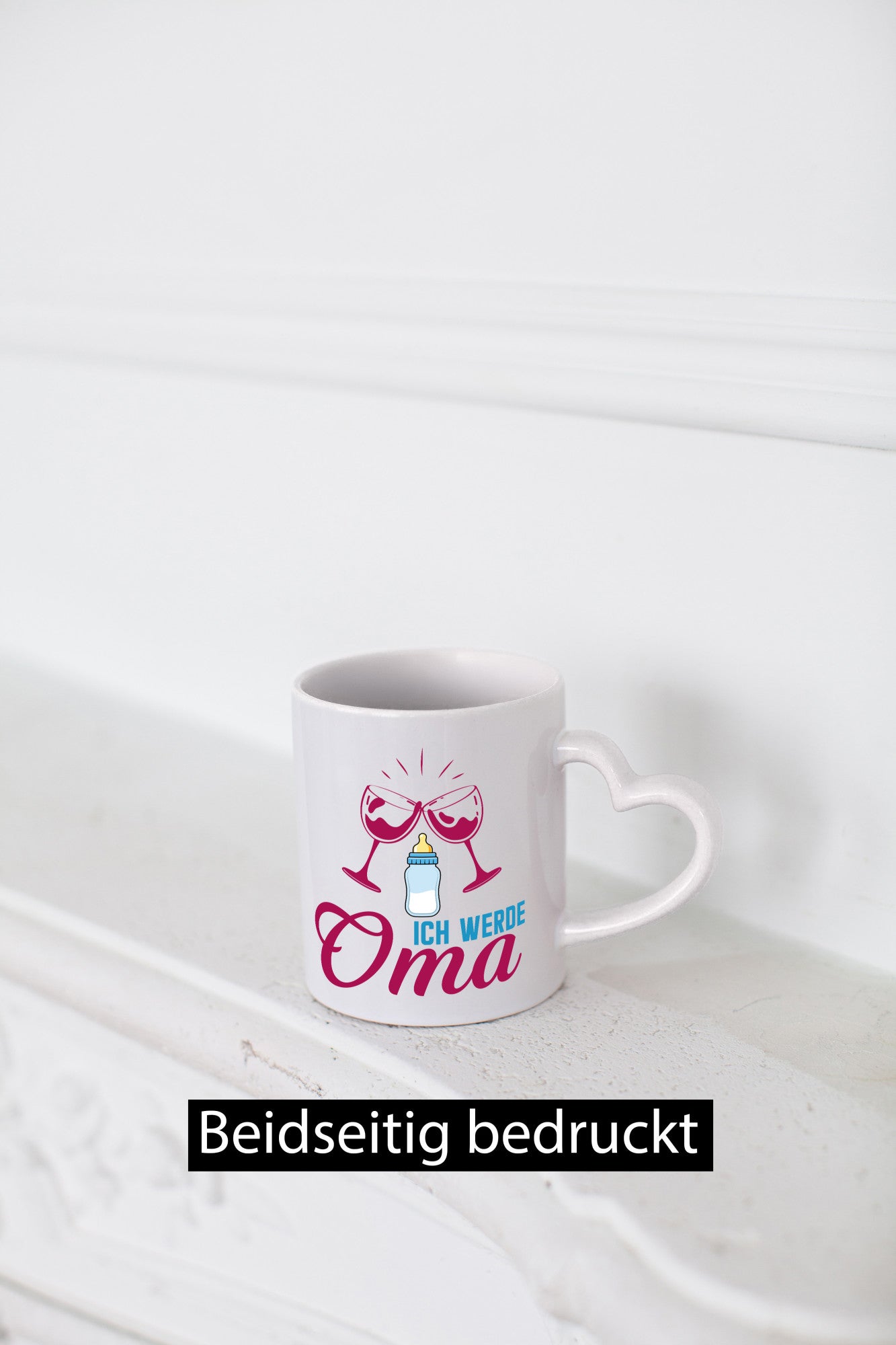 Ich werde Oma | Ankündigung Schwangerschaft Geschenkidee Familie Humor Tasse