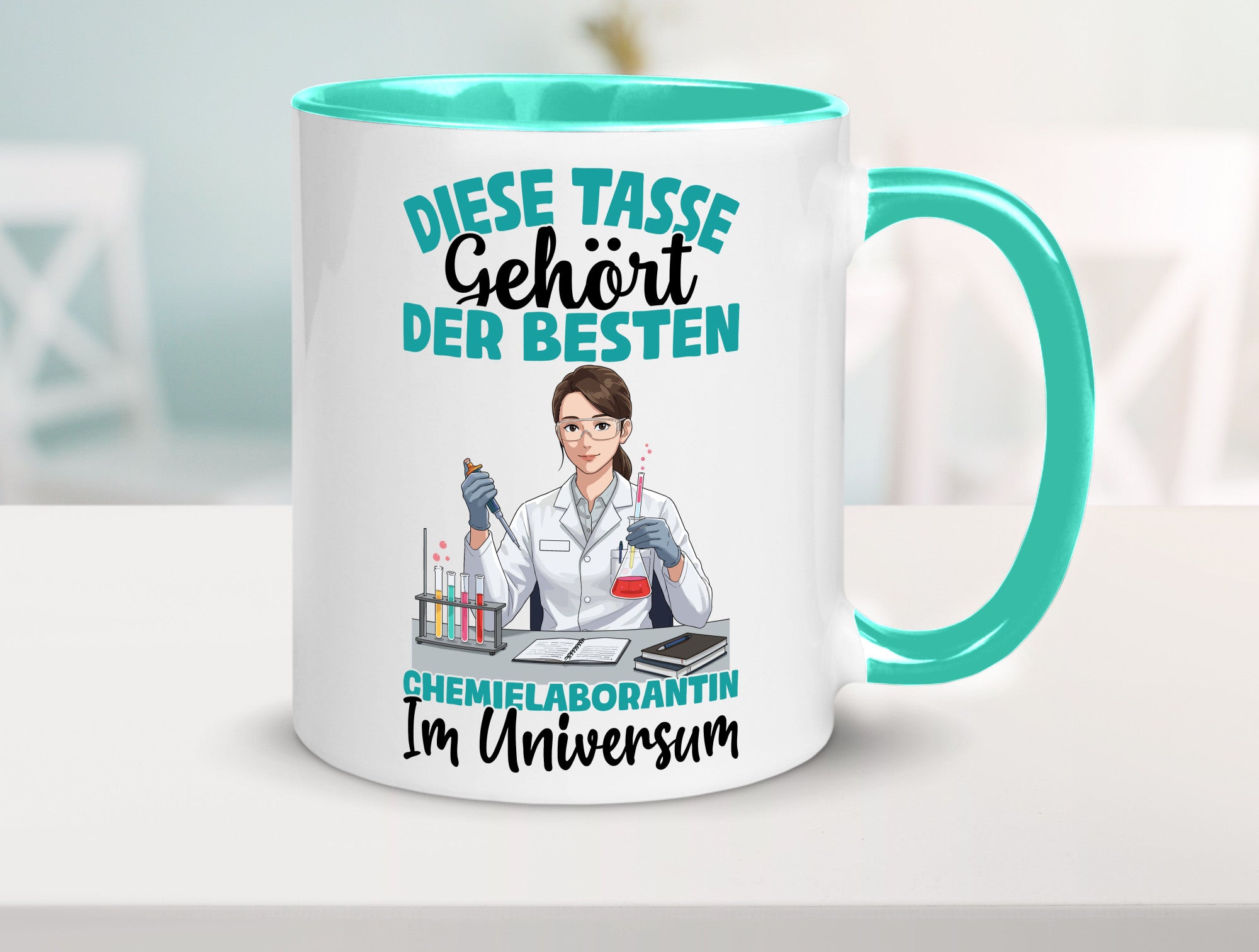 Im Universum: Chemielaborantin | Laborantin Chemie lustiger Spruch Geschenk