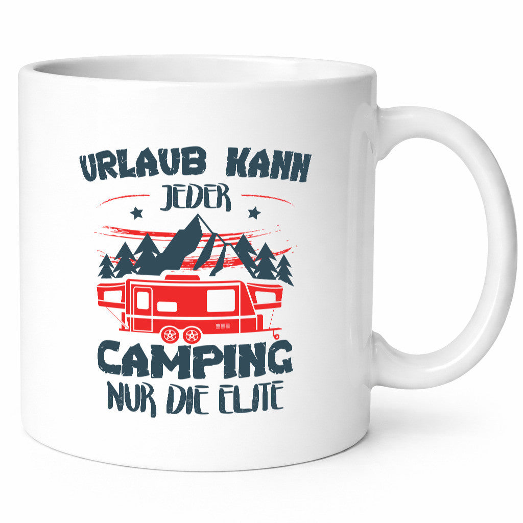 Nur die Elite | Camping Urlaub im Wald Geschenk Humor Geschenkidee lustiger