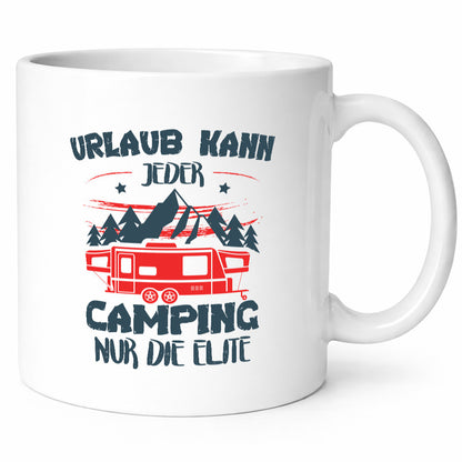 Nur die Elite | Camping Urlaub im Wald Geschenk Humor Geschenkidee lustiger