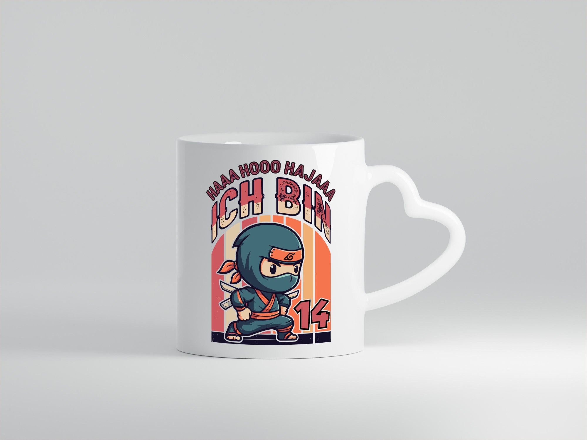14. Geburtstag | Ninja Junge 14 Jahre Geschenkidee Humor Tasse