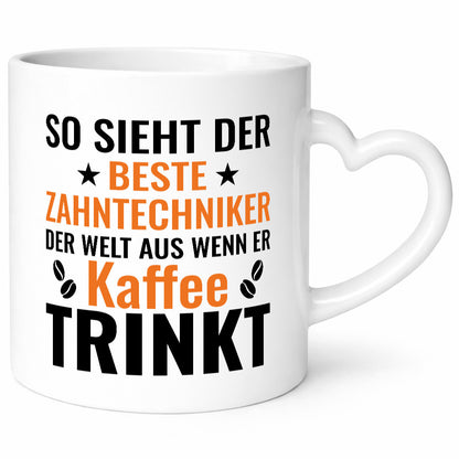 Kaffee trinkt: Zahntechniker | Zahnmedizin Geschenk Humor Geschenkidee lustiger