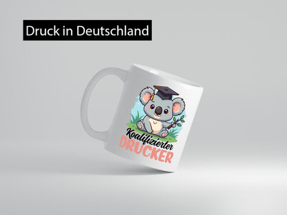 Koalifizierter Drucker | Druckerei Print Medien v2 Geschenk Humor Geschenkidee