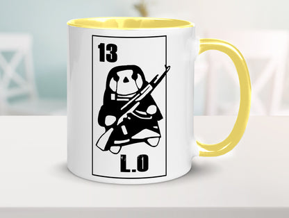 13 L.O lustiger Spruch Geschenk Humor Geschenkidee Tasse