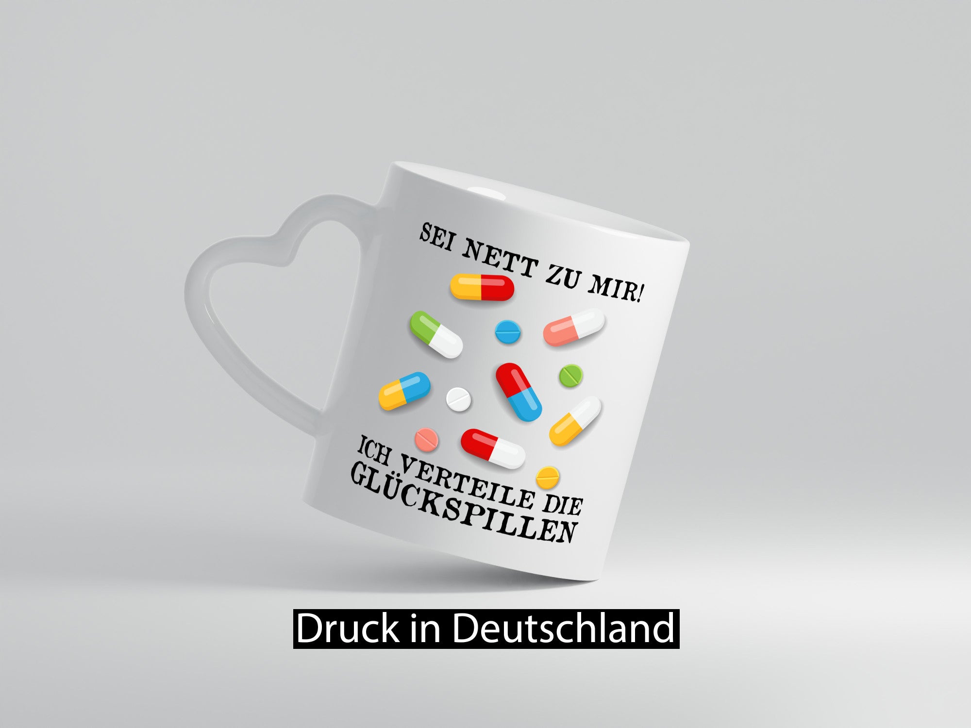 Sei nett zu mir | Pillen Medikamente Therapeut Arzt lustig Humor Geschenkidee