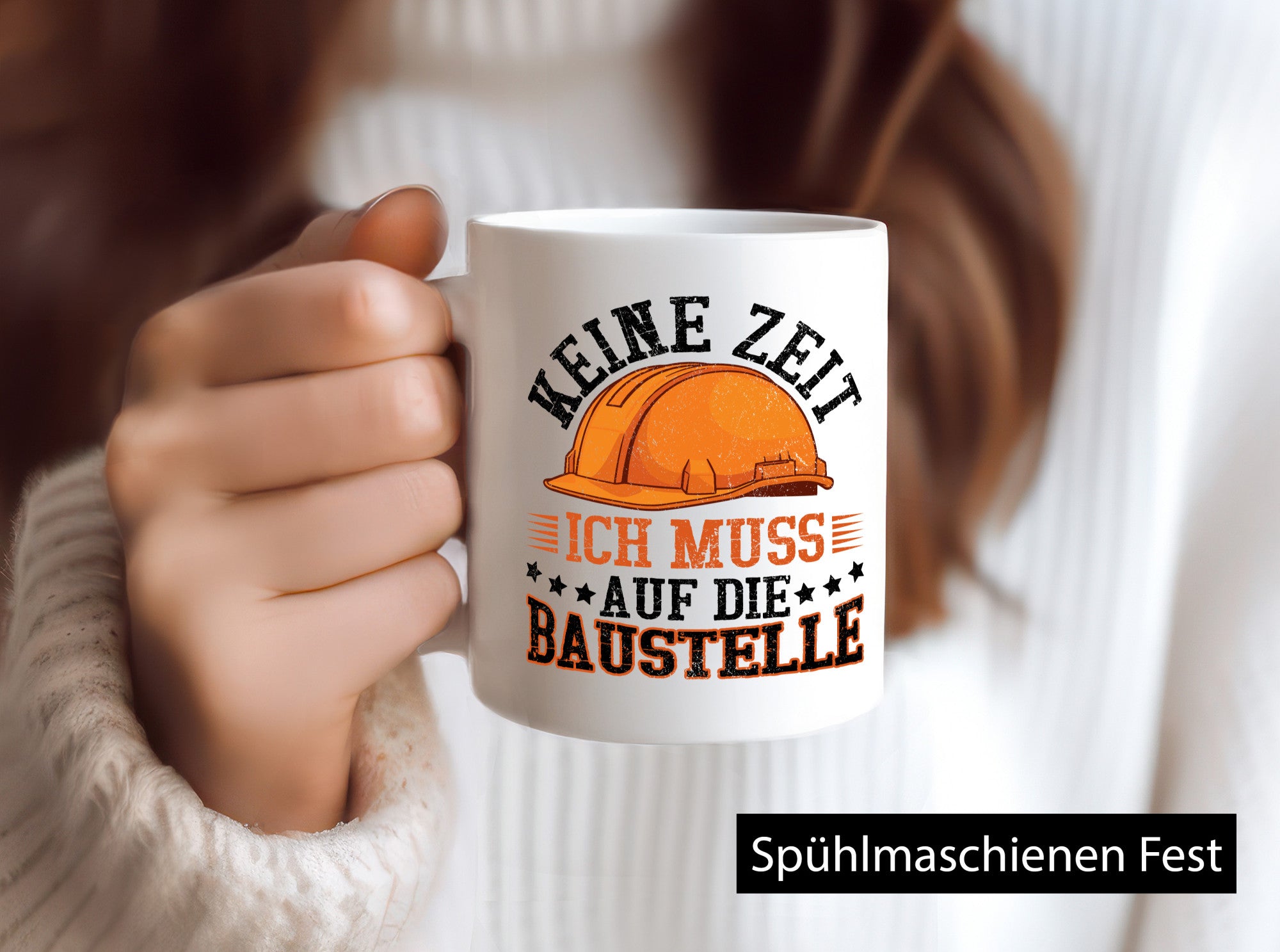 Baustelle | Keine Zeit Bauarbeiter Bagger Humor Arbeit Kollegen Büro