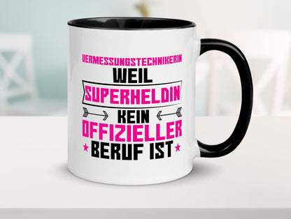 Superheldin Vermessungstechnikerin | Techniker Humor Geschenkidee Tasse