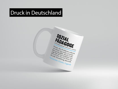 Sozialpädagoge | Spruch Pädagoge Beruf Humor v2 lustig Arbeit Kollegen Büro