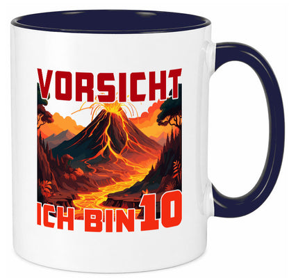 10. Geburtstag | 10 Jahre Vulkanausbruch Vulkan Humor Geschenkidee Tasse