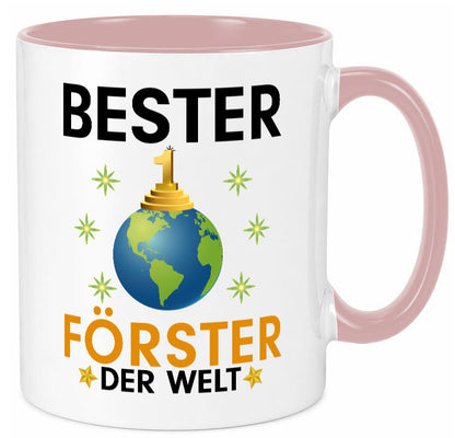 Welt Bester Förster | Forst Arbeit Geschenk Kollegen Büro lustiger Spruch Tasse
