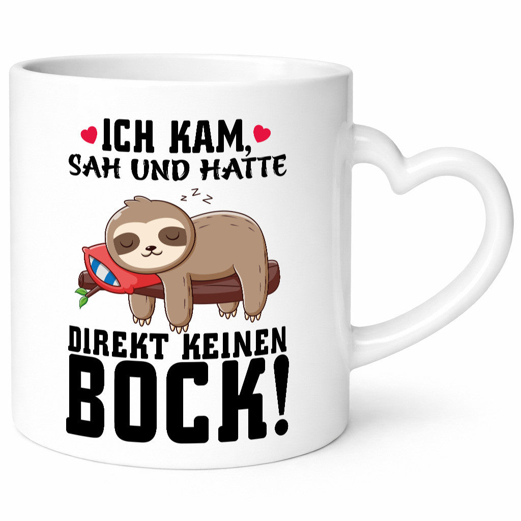 Ich habe kein Bock Geschenk Humor Geschenkidee lustiger Spruch Tasse