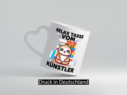 Relax Tasse: Künstler | Kunst lustiger Spruch Geschenk Humor Geschenkidee Tasse