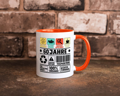 60. Geburtstag | 60 Jahre Humor Limited Edition Geschenkidee Tasse