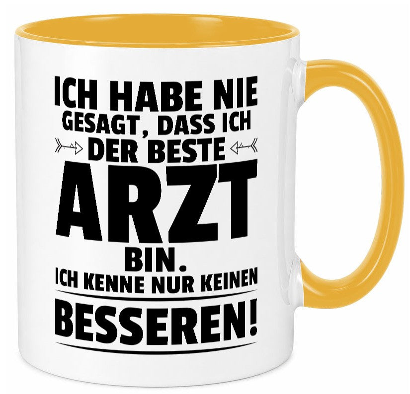 Der Beste Arzt | Medizin Doktor Facharzt lustig Humor Geschenkidee Geschenk Tasse