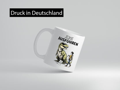 Exe ausführen | Programmierer Infomatiker v2 Geschenkidee Familie Humor Tasse