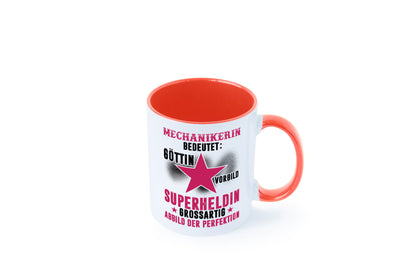 Bedeutung von Mechanikerin | KFZ Geschenkidee Humor Tasse