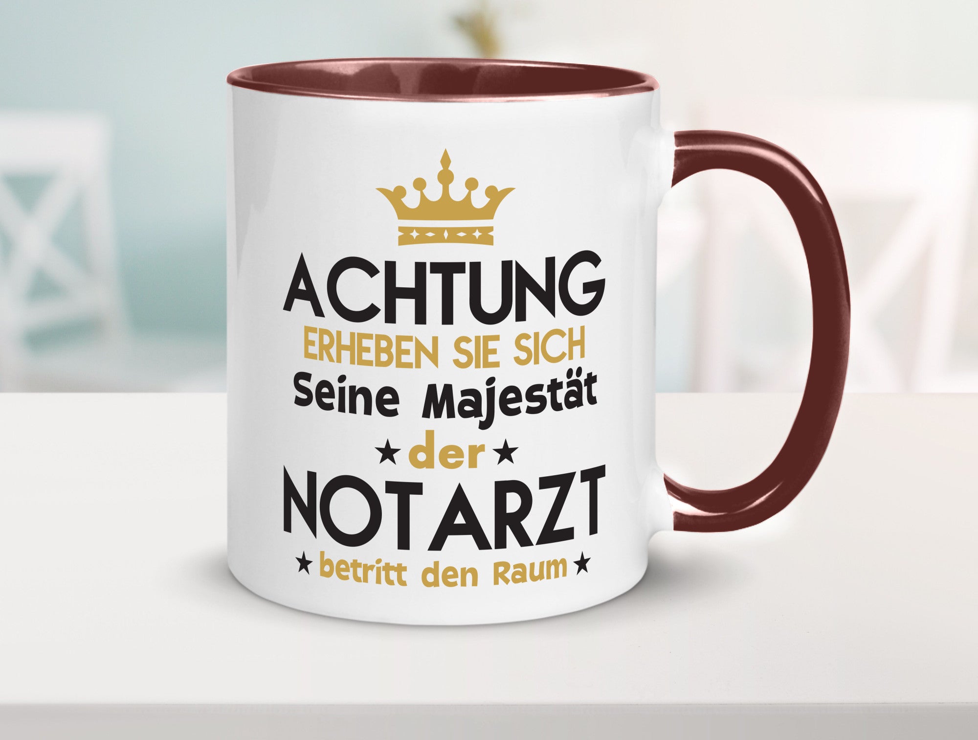 Seine Majestät Notarzt | Arzt Geschenkidee Humor Tasse