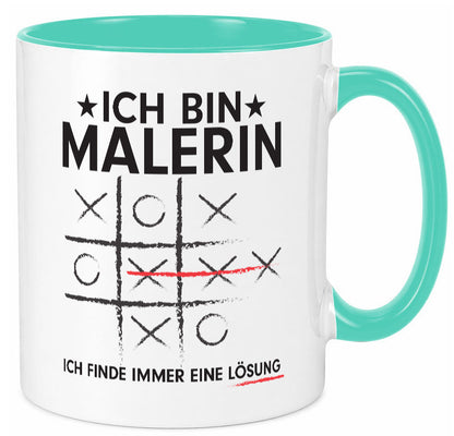 Löse Probleme: Malerin | Malerinnen Humor Geschenkidee Tasse
