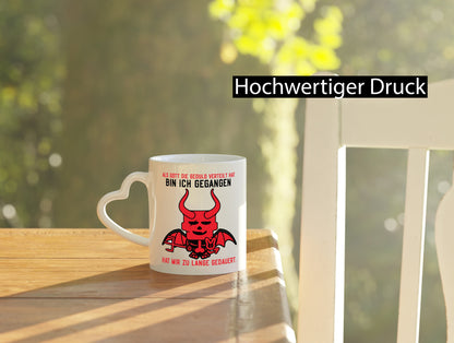 Als Gott die Geduld verteilt hat | Teufel Comic Ungeduldig lustig Humor