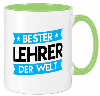 Bester Lehrer | Schule Beruf Schüler Geschenkidee Arbeit Kollegen Büro Humor Tasse