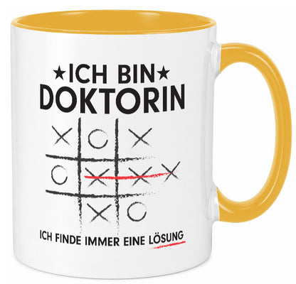 Lösung finden: Doktorin | Doktorand Doktortitel v2 lustig Humor Geschenkidee