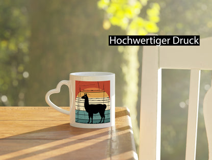 Lama | Llama jahrgang Vintage Alpaka Geschenk Humor Geschenkidee lustiger