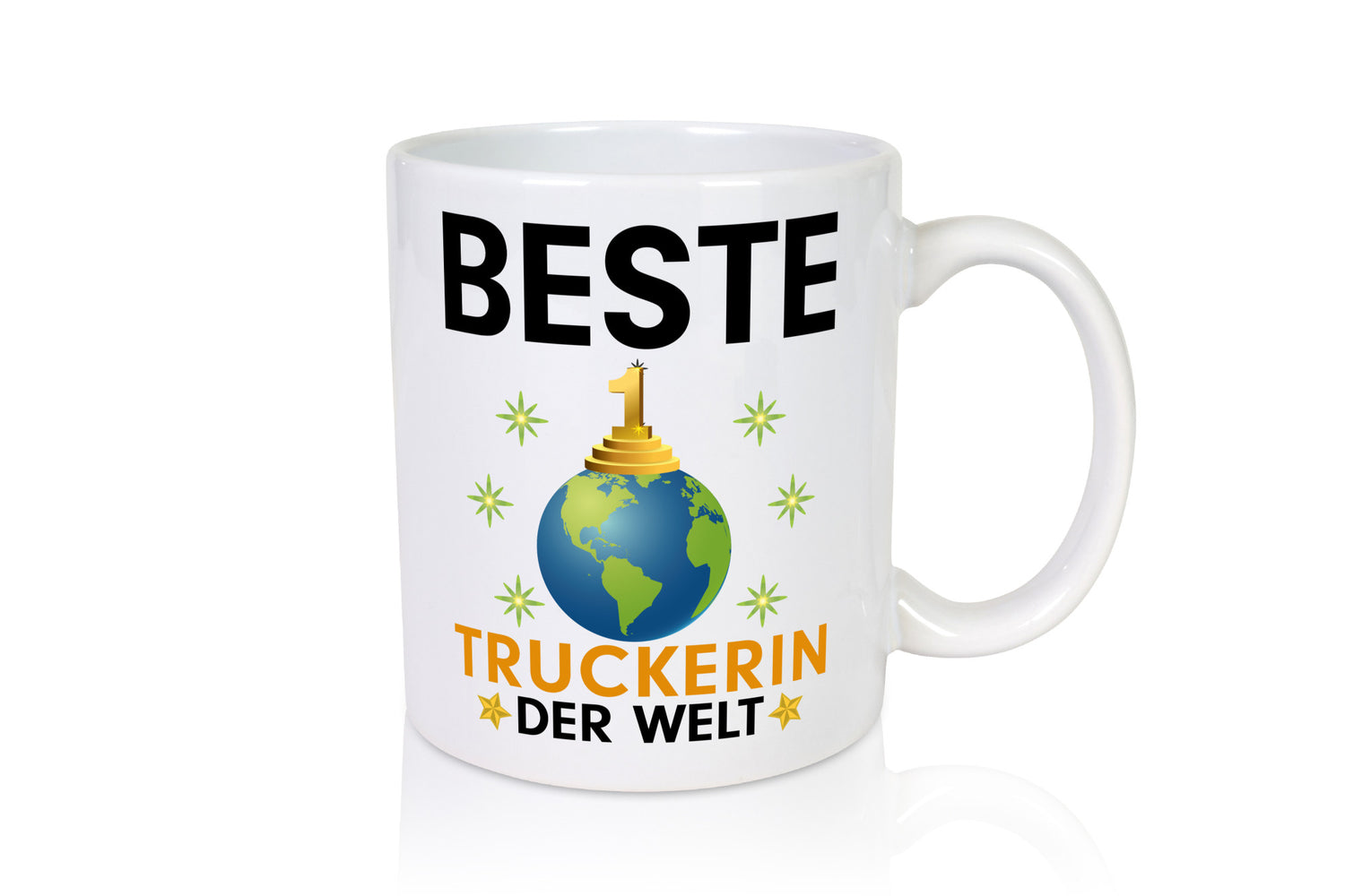 Welt Beste Truckerin | LKW Fahrerin Geschenkidee Humor Tasse