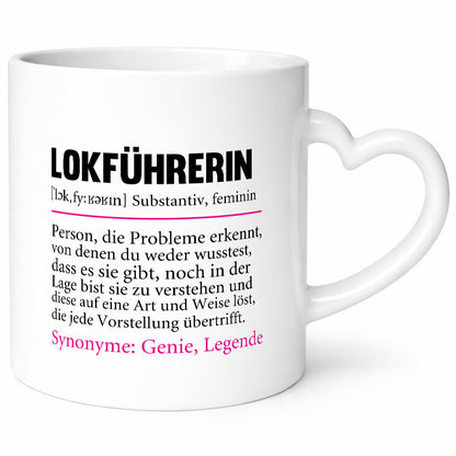 Lokführerin | Spruch lustig Zug Beruf Geschenk Arbeit Kollegen Büro lustiger