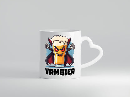 Vambier | Helloween Fledermaus mit Bier Geschenkidee Humor Tasse