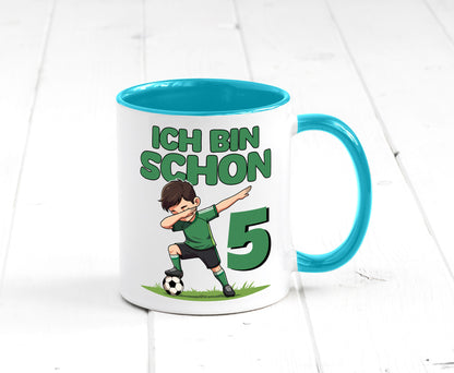 5. Geburtstag | 5 Jahre Fußballer lustiger Spruch Geschenk Geschenkidee Tasse