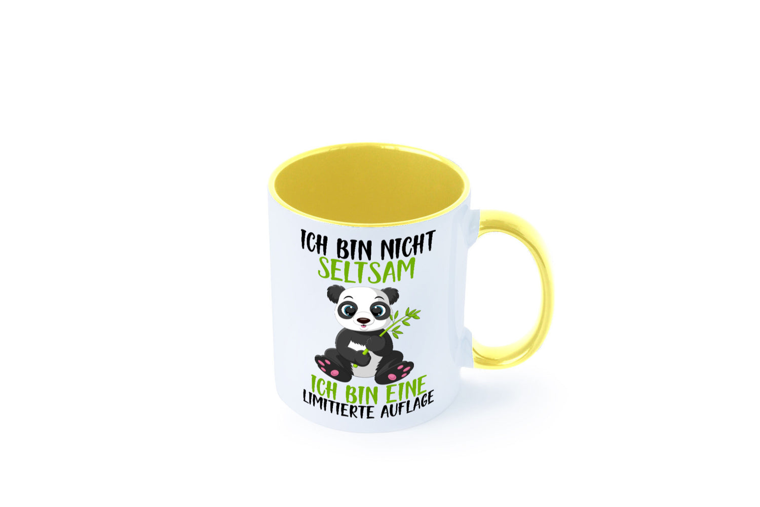 Ich bin nicht seltsam | süßer Pandabär lustiger Spruch Humor Geschenkidee Tasse