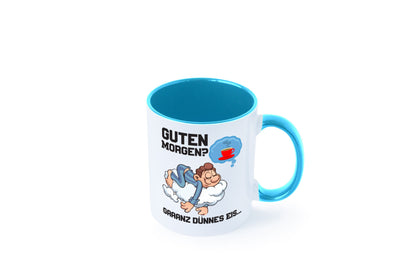 Ganz dünnes Eis | Morgenmuffel Tasse Kaffeetrinker Geschenkidee Humor