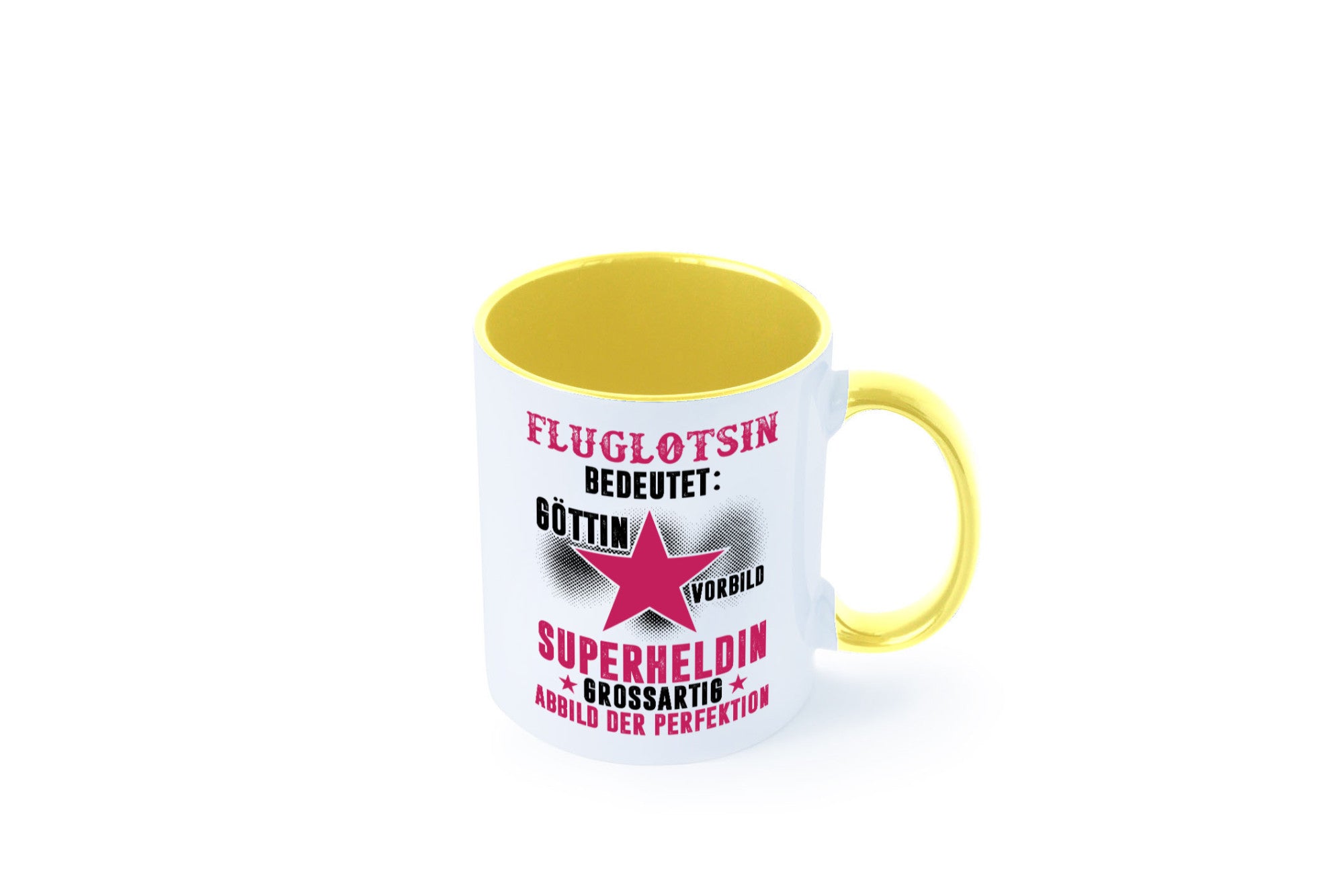 Bedeutung von Fluglotsin | Flughafen Flugverkehr Geschenkidee Humor Tasse