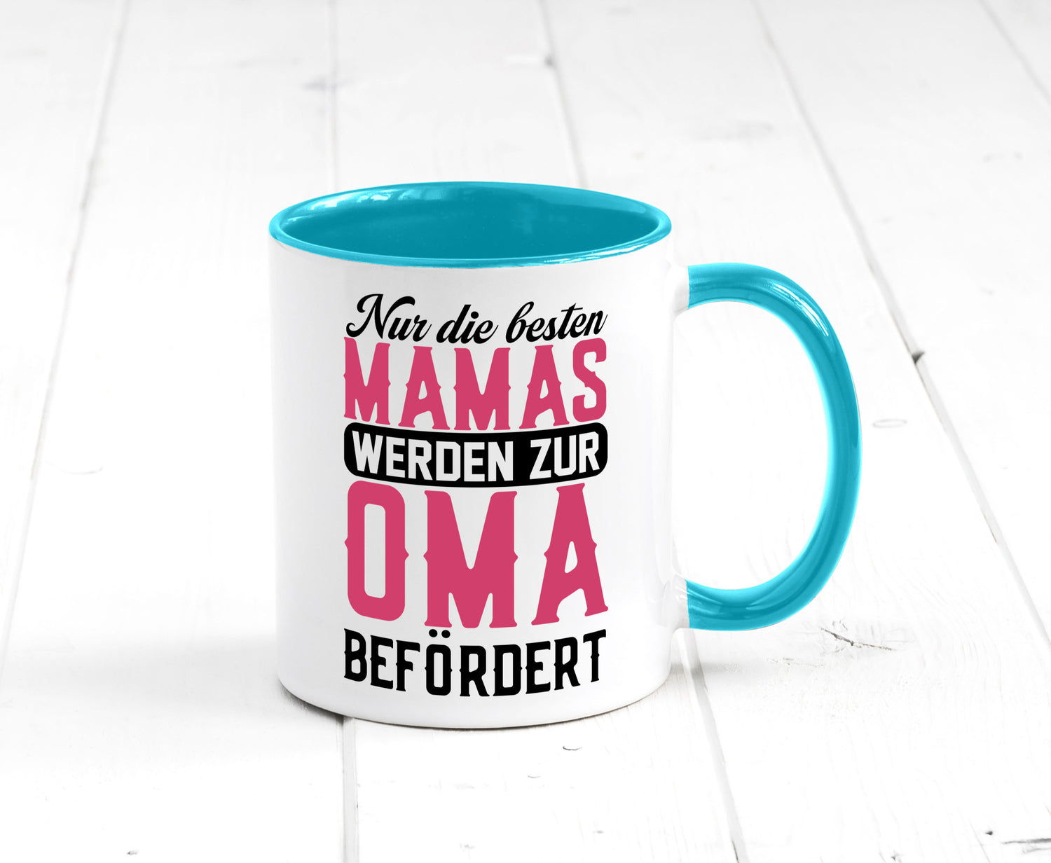 Beste Mama wird zur Oma befördert | Großmutter lustiger Spruch Geschenk Familie