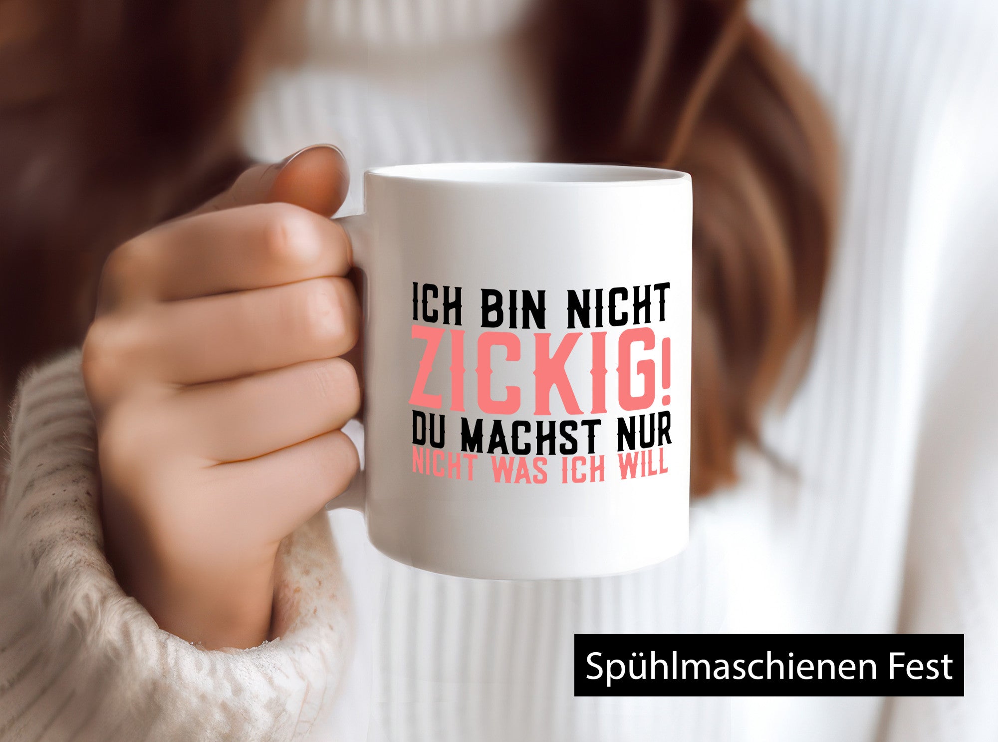 Ich bin nicht zickig | Diva Pubertät Mädchen Zicke Humor Geschenkidee Tasse