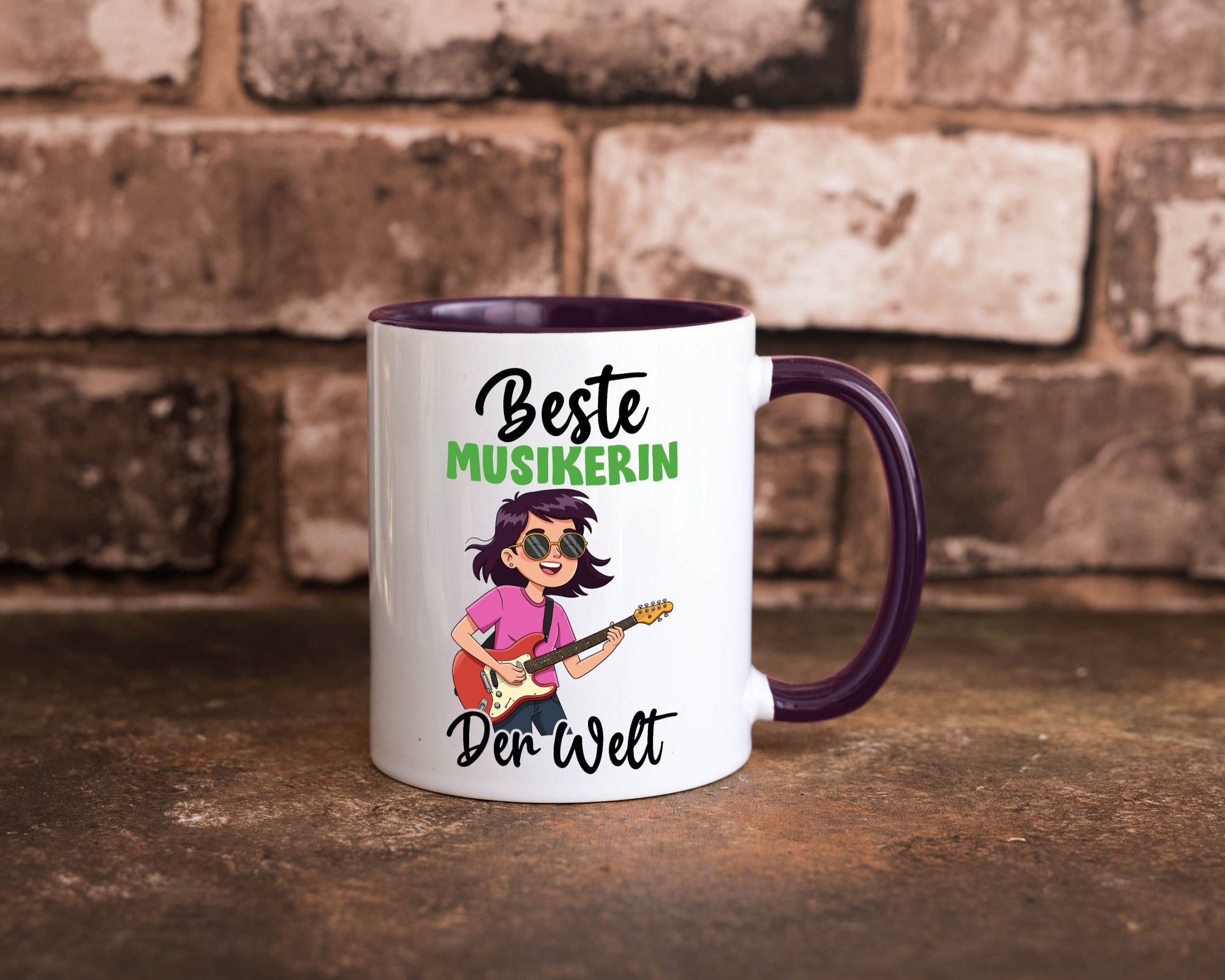 Beste Musikerin | Musik Musikantin v2 Geschenkidee Humor Tasse