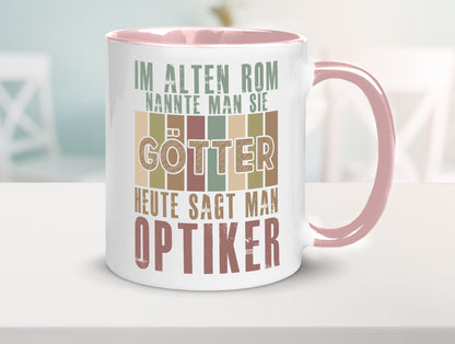 Heute sagt man: Optiker | Augenoptiker Geschenkidee Humor Tasse