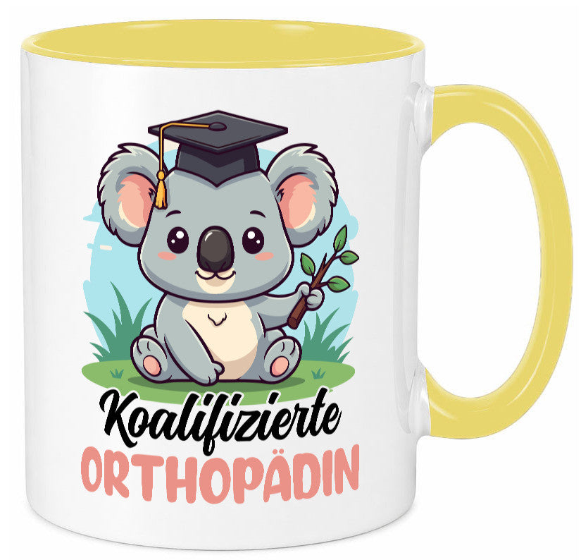 Koalifizierte Orthopädin |Orthopädie lustig Humor Geschenkidee Geschenk Tasse