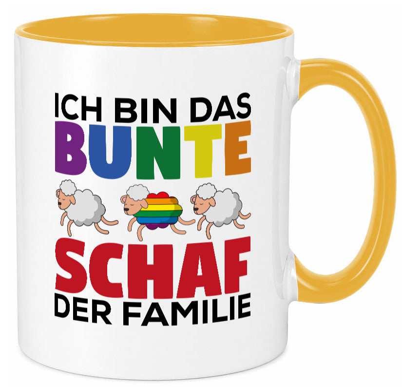 LGBTQ+ Tasse | Buntes Schaf Regenbogen Humor Geschenkidee