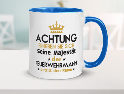 Seine Majestät Feuerwehrmann | Feuerwehr Geschenk Humor Geschenkidee lustiger