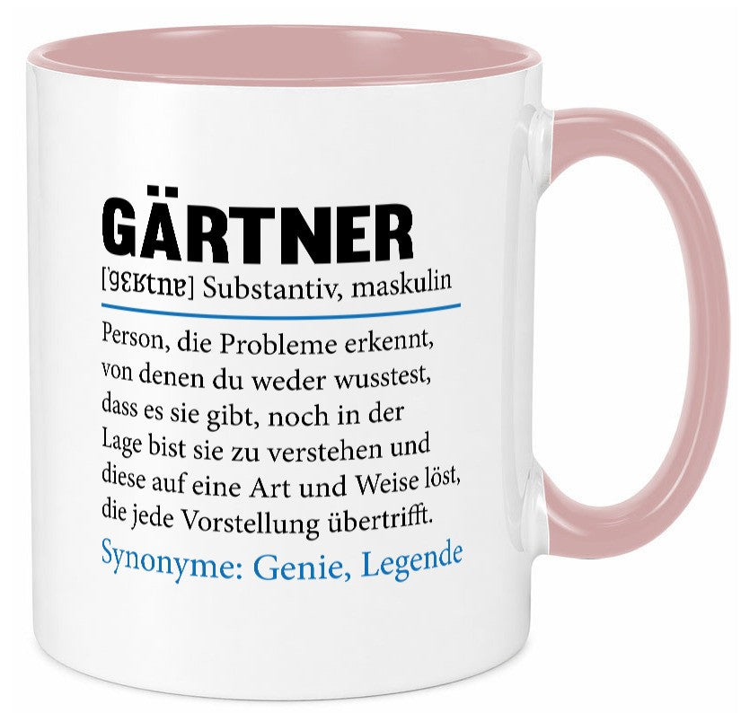 Gärtner | lustig Gartenbau Beruf Spruch Arbeit Kollegen Büro Geschenk Tasse