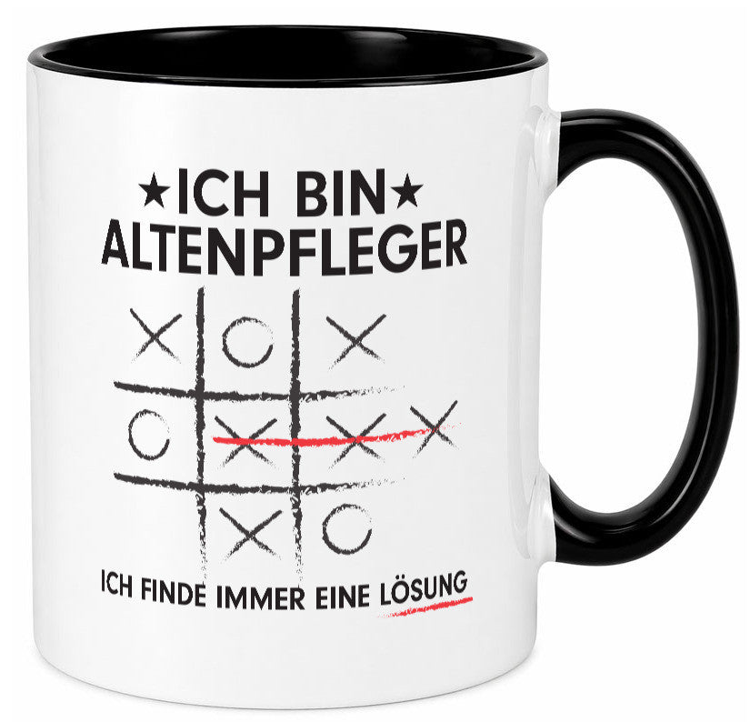 Lösung finden: Altenpfleger | Pflegepersonal v2 lustiger Spruch Geschenk Humor